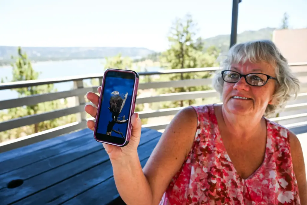 Teri Ashmore, a board member with Friends of Big Bear...