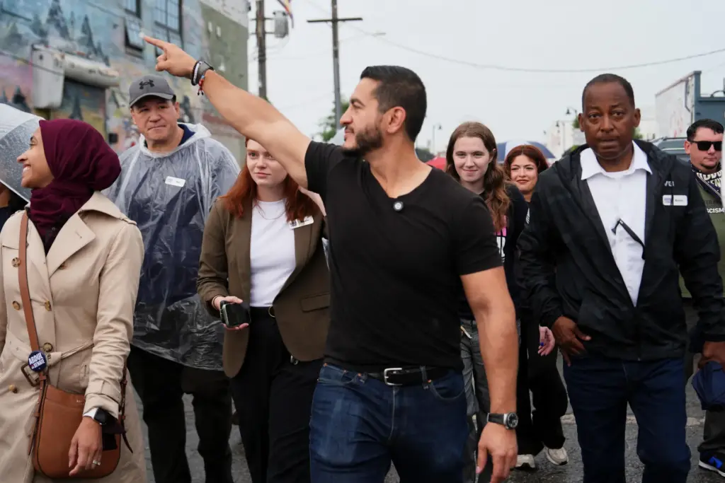 Abdul El-Sayed, a progressive candidate in the Democratic primary for...