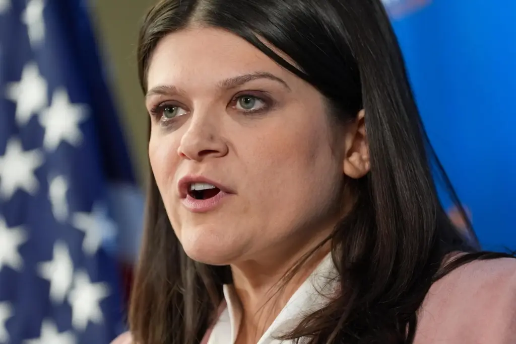Rep. Haley Stevens, D-Mich., left, a candidate in the Democratic...