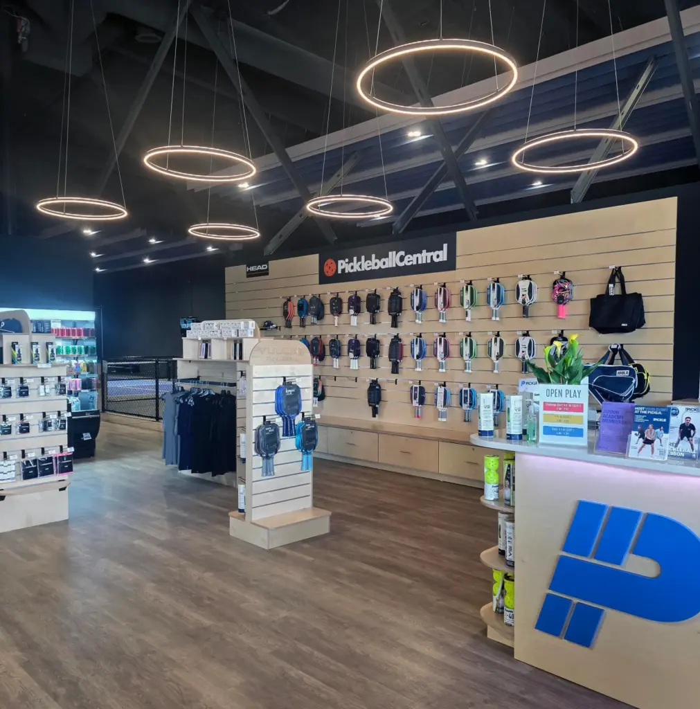 Picklr debuted Aug. 22, 2026, inside a former Rite Aid...