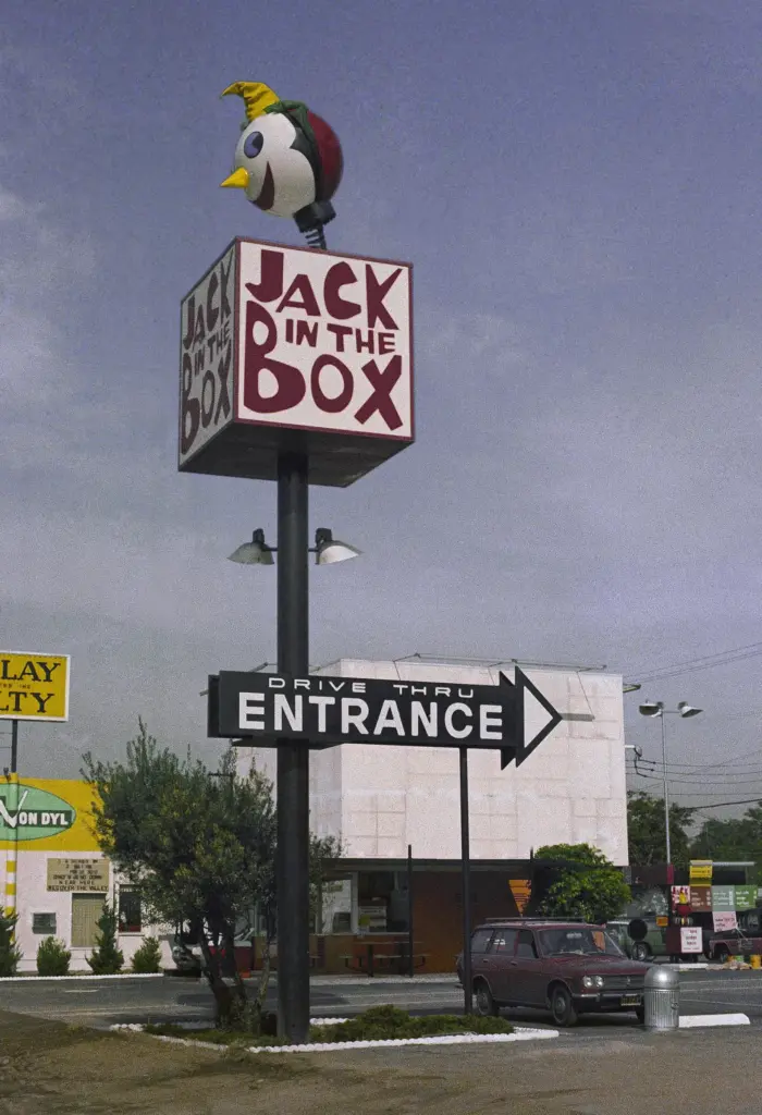 A Jack in the Box restaurant is shown in Los Angeles.