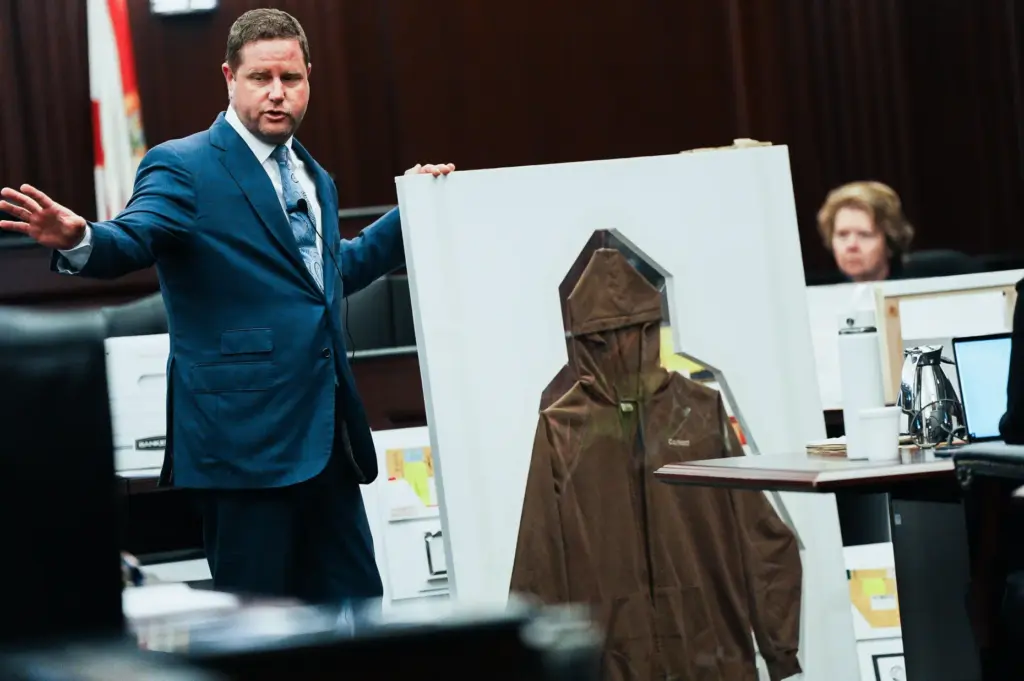 Defense Attorney Jesse Dreicer gaves the closing arguments for the...
