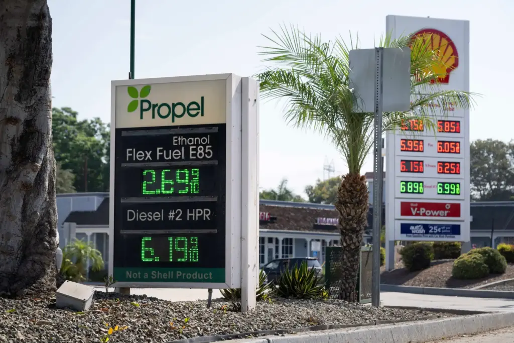 E85, Flex Fuel, available at the Shell Gas station at...