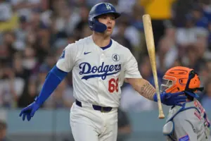 Dodgers’ Dalton Rushing has ‘slight tear’ in elbow ligament