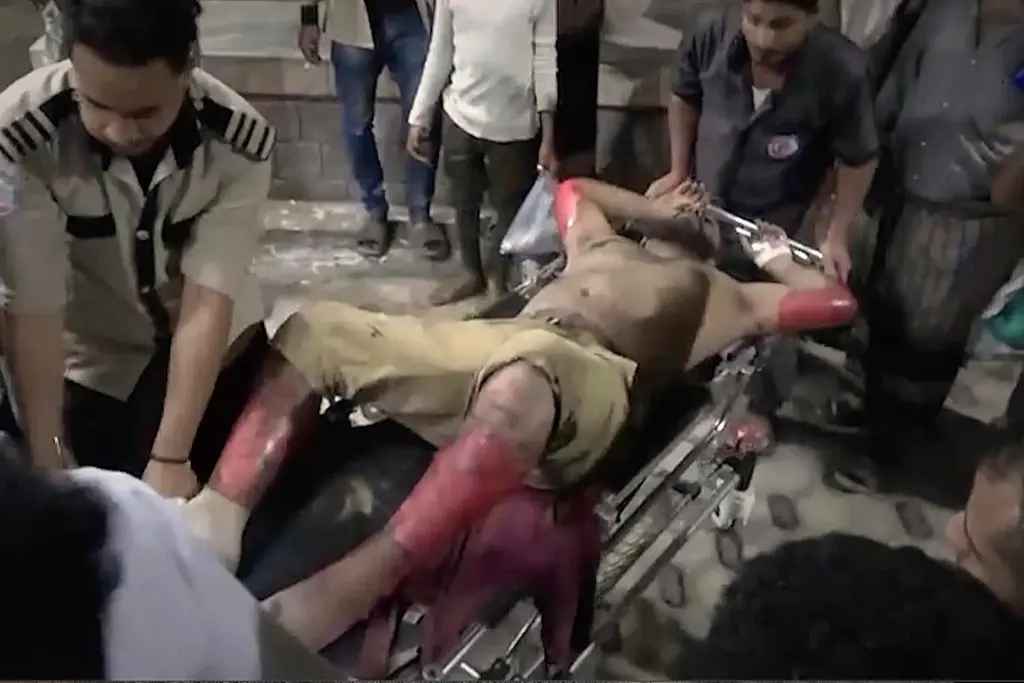 FILE – This photo taken from video released by Al...