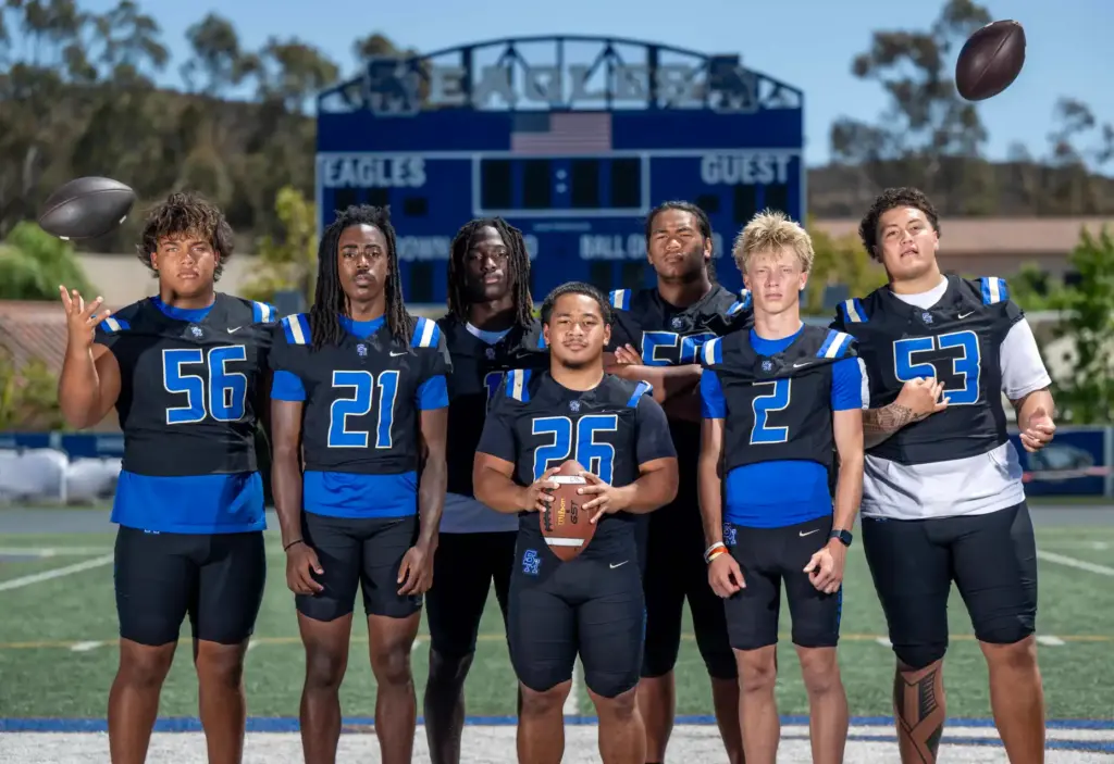 Santa Margarita Catholic High School standouts Aaron Klatt, Caâron Williams,...