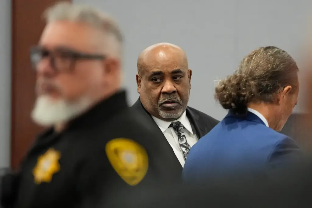 Duane Davis in court for his trial