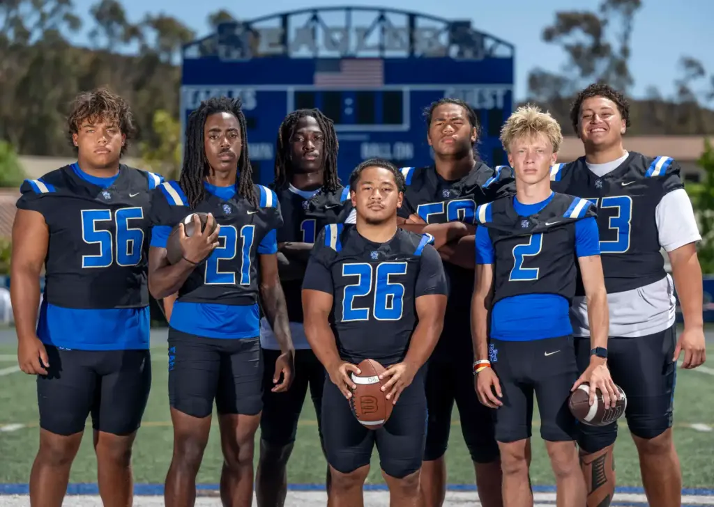 Santa Margarita Catholic High School standouts Aaron Klatt, Caâron Williams,...