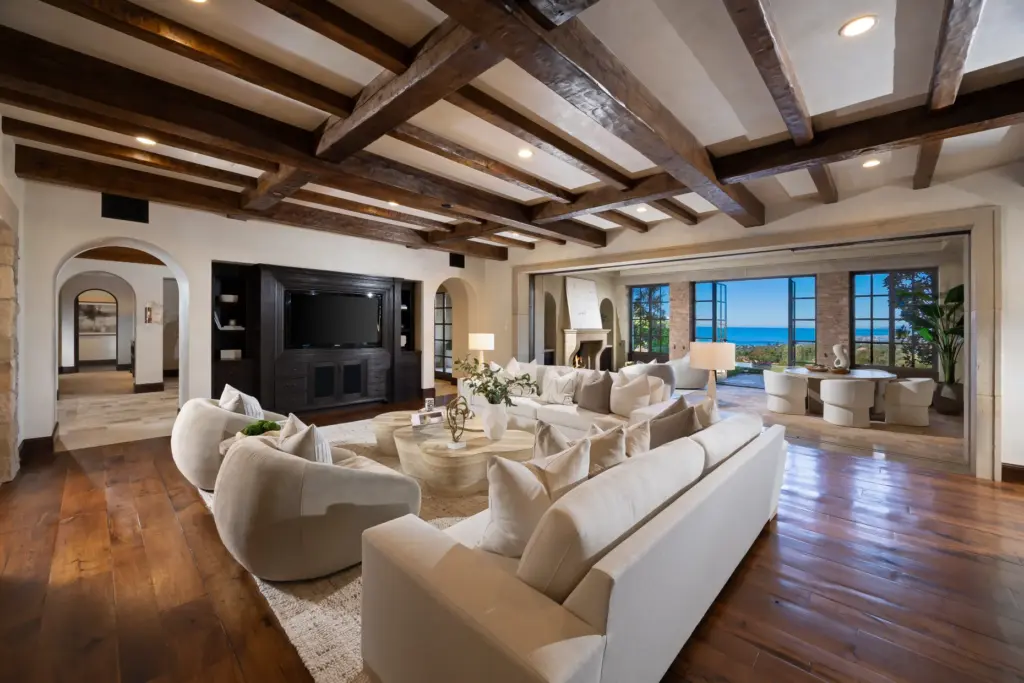 The great room. (Photo by Jon Encarnacion)