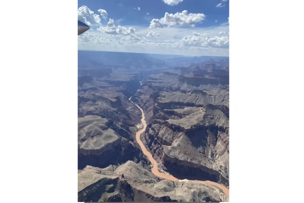 Grand Canyon National Park after heavy flooding