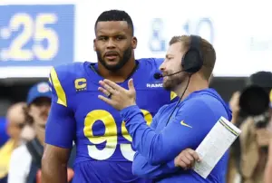 Aaron Donald’s potential return is ‘trending upwards,’ Rams coach Sean McVay says