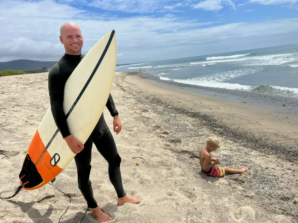 Josh Collette, a San Clemente father of five kids, is...