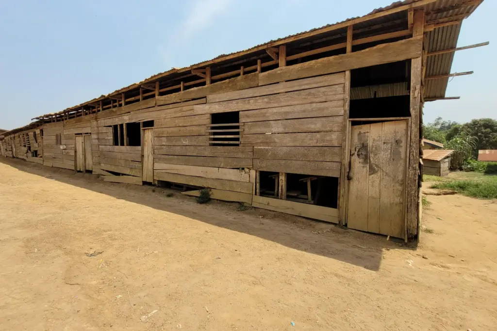 A view of a school in Ituri province, eastern Congo.