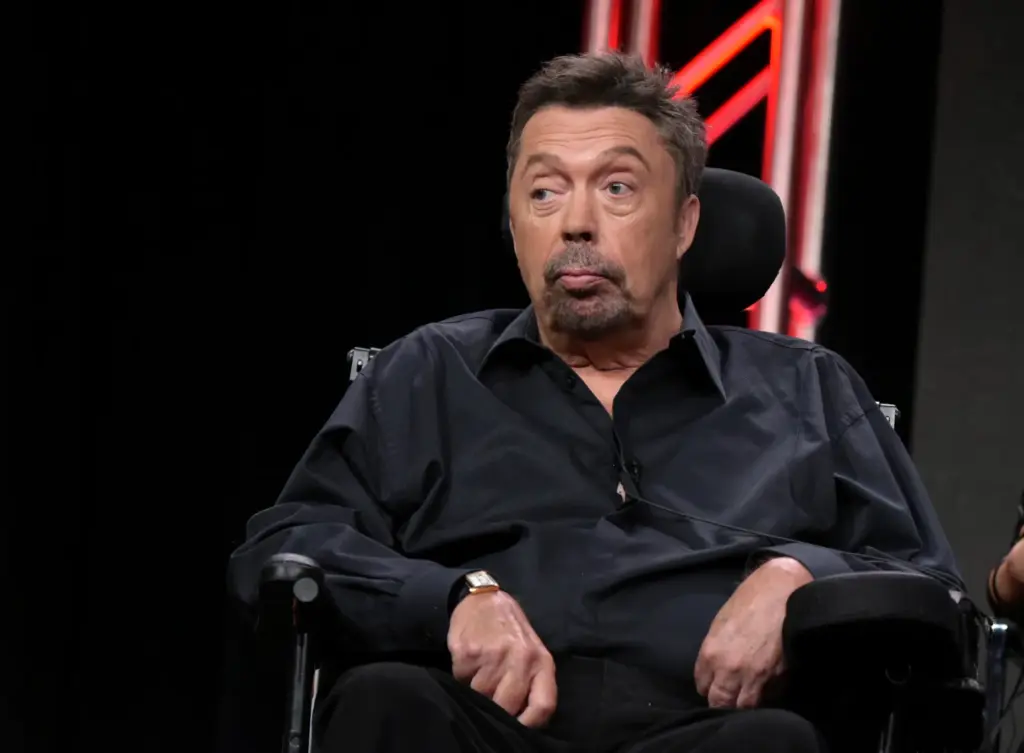 FILE – Tim Curry participates in the panel for “The...