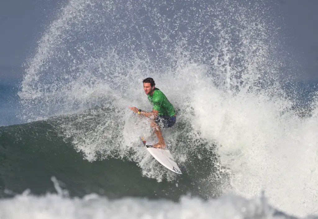 Crosby Colapinto competes in the Round of 32 during the...