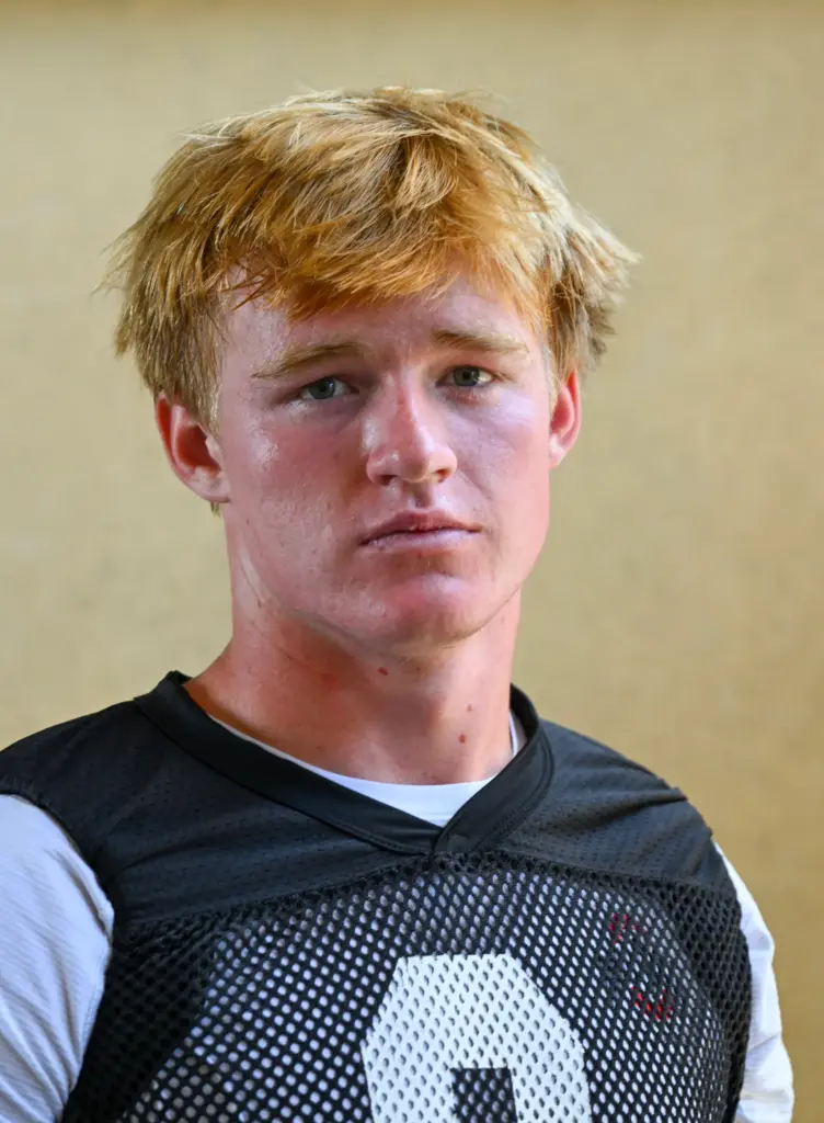 Huntington Beach High School football player Brady Edmunds in Huntington...