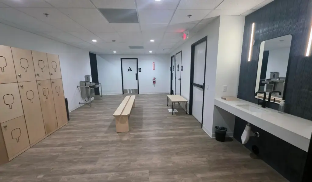 Picklr debuted Aug. 22, 2026, inside a former Rite Aid...