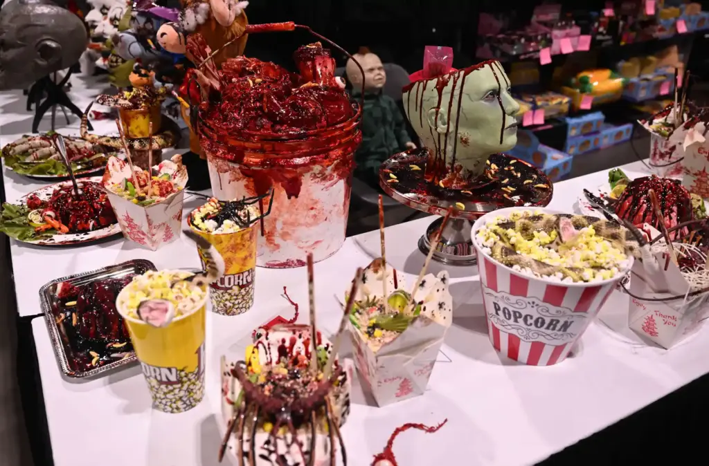 Horror props for sale during the Midsummer Scream, Halloween and...