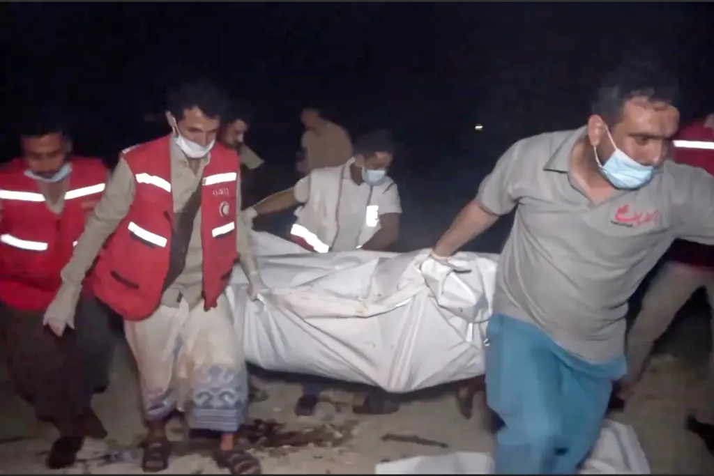 FILE – This photo taken from video released by Al...