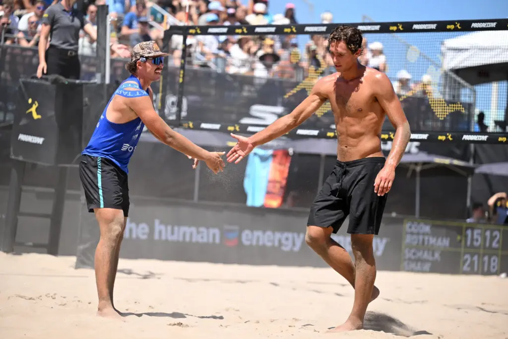 Chaim Schalk and James Shaw play against Seain Cook and...