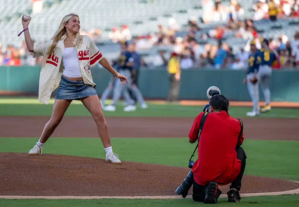 Professional surfer and Huntington Beach local Bailey Turner, who competed...