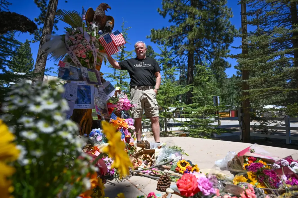 Mike Wayman, owner of Fawn Park, where a memorial for...