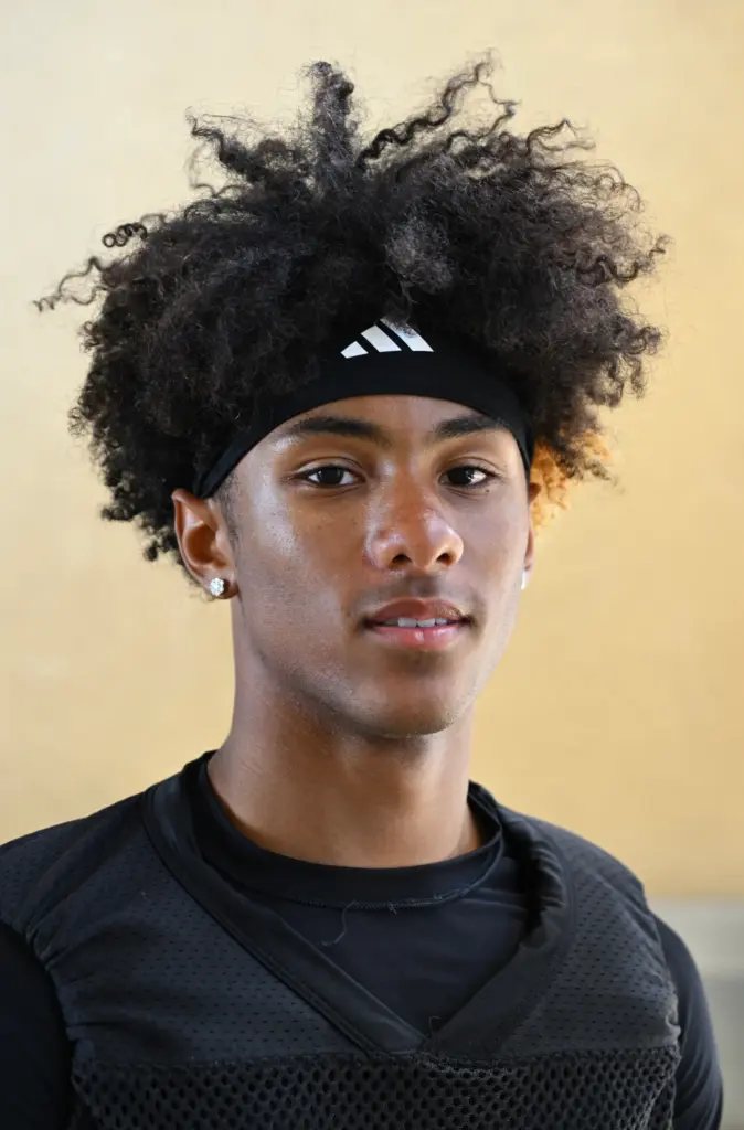 Huntington Beach High School football player Skylar Robinson in Huntington...