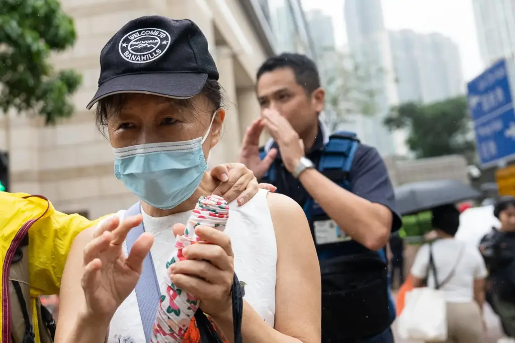 Medina Chow Lau Wah-chun, mother of pro-democracy activist Chow Hang-tung,...