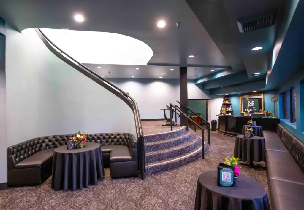 The lobby of the Gem Theater in Garden Grove, which...
