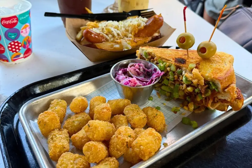 BBQ Pork Muenster Grill Cheese from Pym Test Kitchen in...