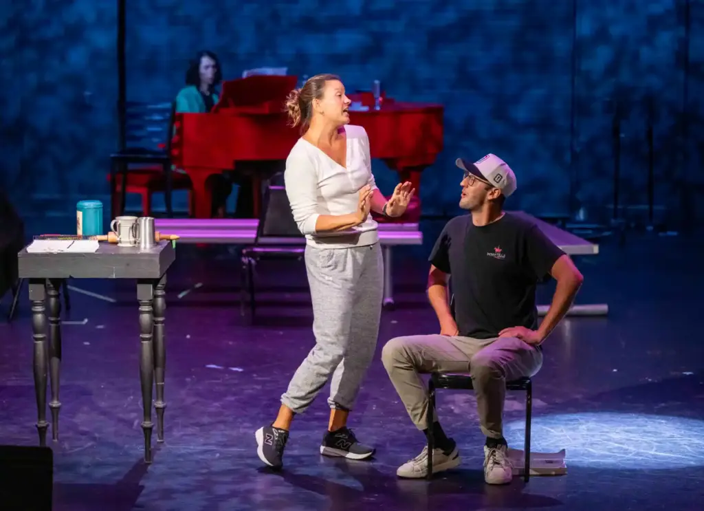 One More Productions co-founder Nicole Cassesso, left, who plays Mrs....