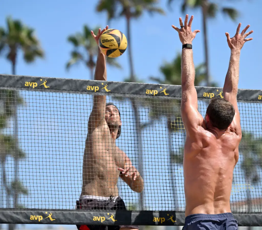 Trevor Crabb and Chase Budinger play against Timothy Brewster and...