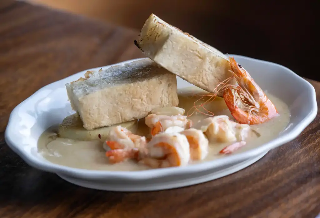 Rocoto Pesca Barâs jumbo shrimp ajo pairs jumbo shrimp with...