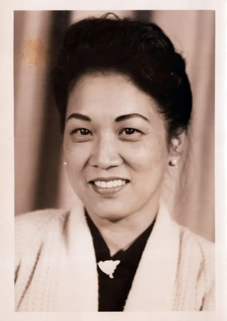 Eva Wong Young at 30 years old in the 1950s....
