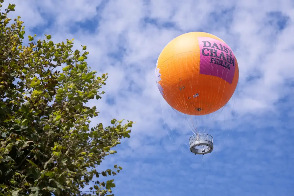 The Daisy Chain Fields music festival at the Great Park...
