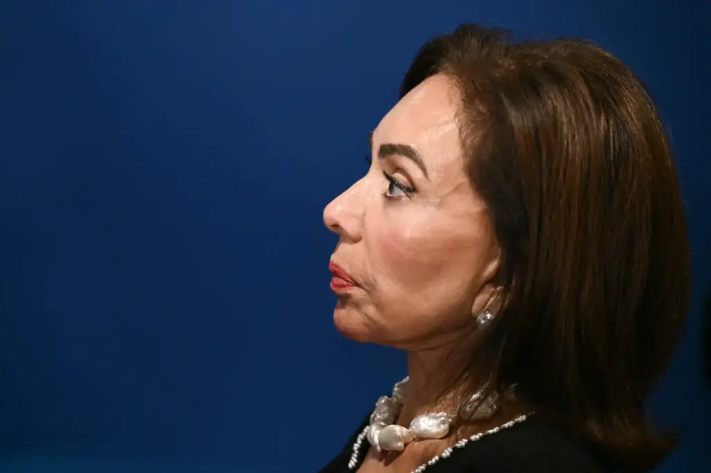Attorney for the District of Columbia Jeanine Pirro listens as...