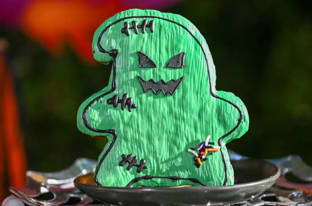 Oogie Boogie Cookie available at outdoor vending carts throughout California...