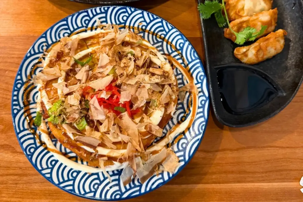 Okonomiyaki from Ramen Masuta in Rancho Cucamonga. (Jordan B Darling,...