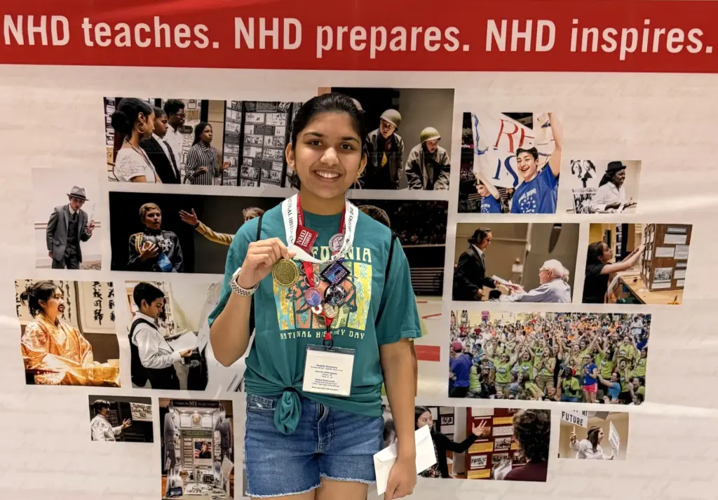 Yesha Gupta, a student at Northwood High School in Irvine,...
