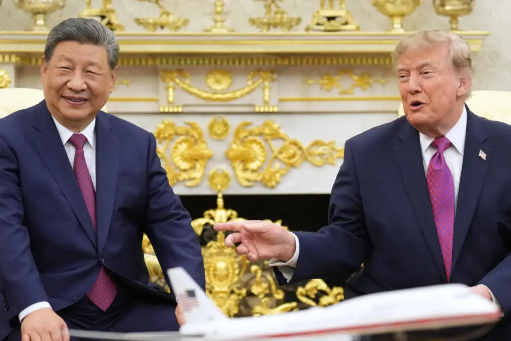 President Donald Trump and China’s President Xi Jinping meet in...
