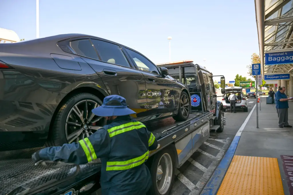 Fred Saca had his car towed from Ontario International Airport...