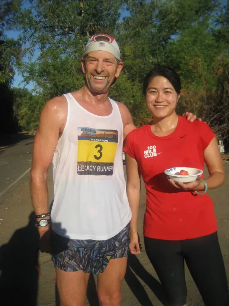 Long Beach Marathon Legacy Runner Tom Frost with his daughter’s...
