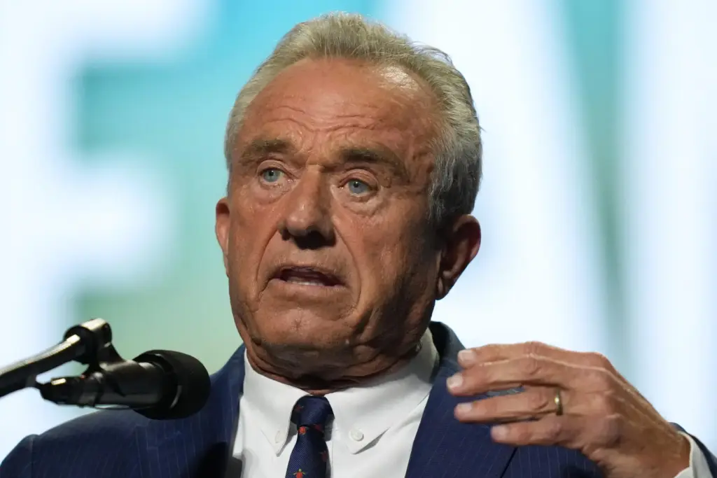 Health and Human Services Secretary Robert F. Kennedy Jr., speaks at the Republican convention.