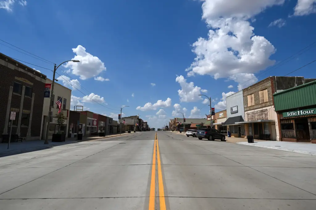 Main Street in Anthony, Kansas, on Sunday, September 6, 2026....