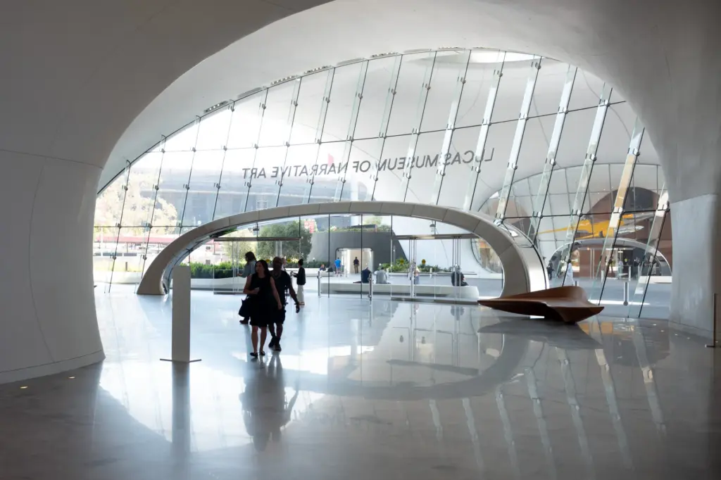The Lucas Museum of Narrative Art, founded by George Lucas...