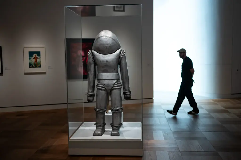 A costume from the movie Earth versus the Flying Saucers...
