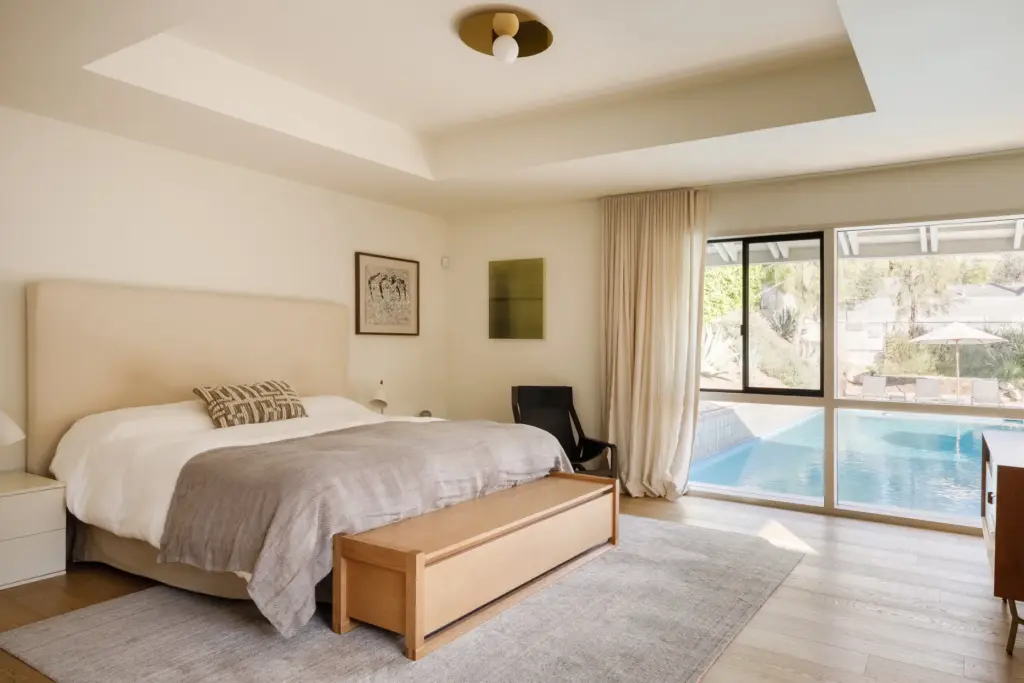 The primary bedroom. (Photo by Sterling Reed Photography)