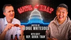 Rep. George Whitesides launches YouTube show where politicians answer questions over hot wings