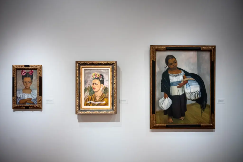 Works by Diego Rivera and Frida Kahlo at the Lucas...