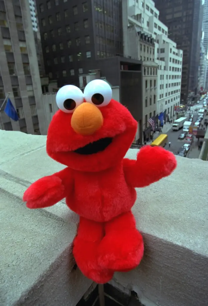 FILE – A Tickle Me Elmo doll is photographed in...